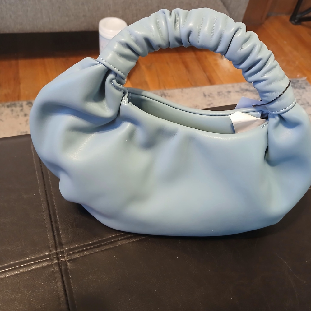 Elegant Blue Women's Handbag From The DROP!